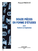 Proust, 12 Pieces en forme d'etudes (Combre)