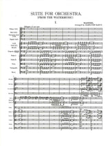 Handel, Water Music Suite (Harty) Score (Luck's Music)
