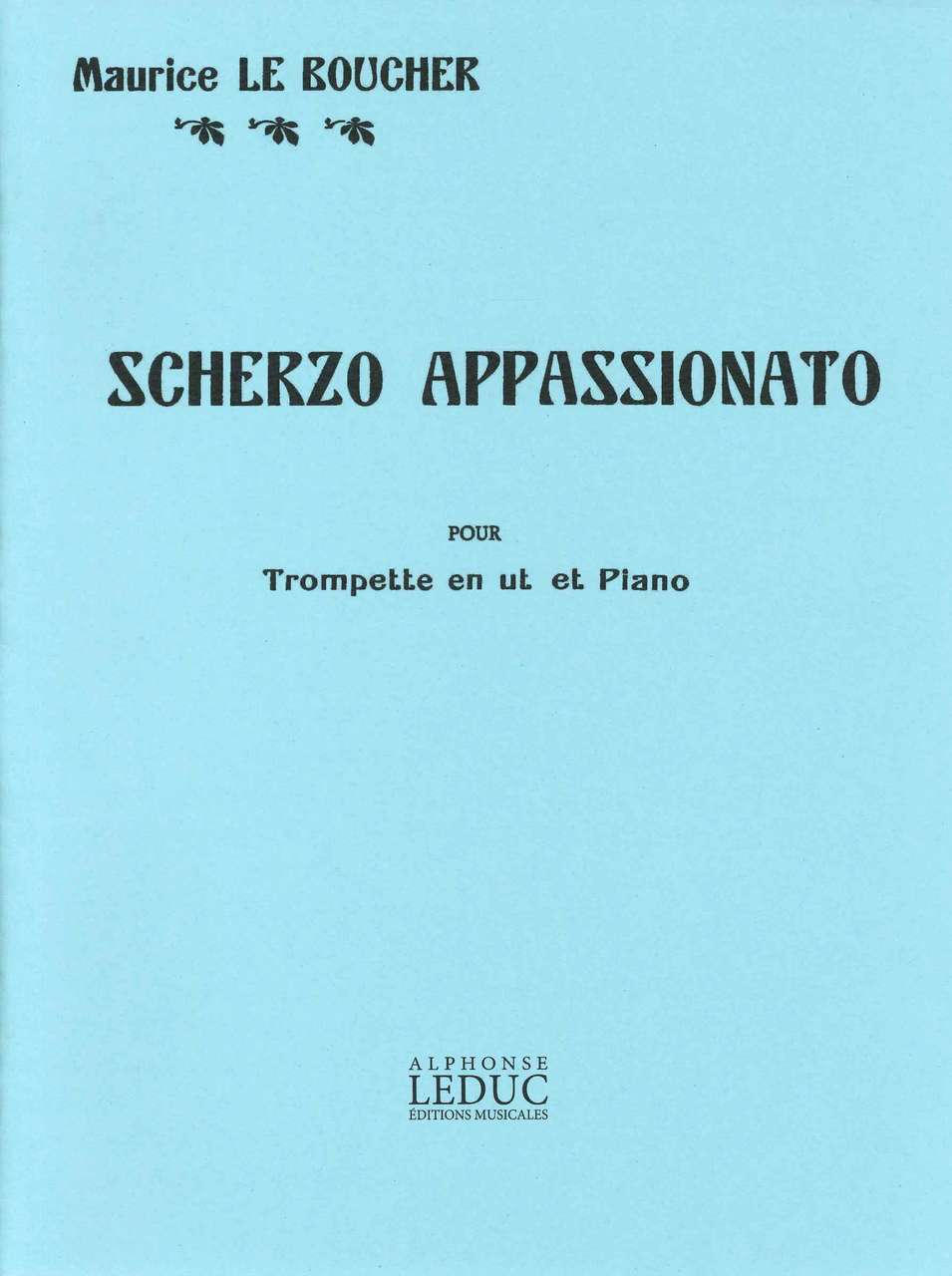Le Boucher, Scherzo appassionato (Leduc)