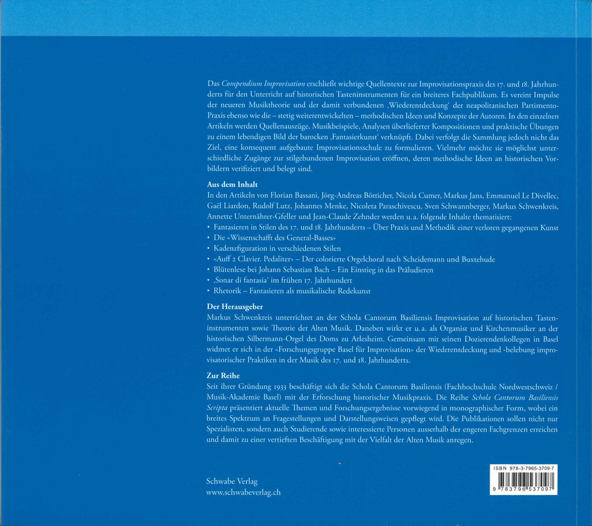 Schwenkreis,Compendium Improvisation (Schwabe Verlag)