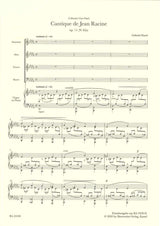 Faure, Cantique de Jean Racine op. 11 (Barenreiter)