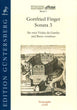 Finger, Sonata 3 (2VdG,Bc) (Guntersberg/Walhall)