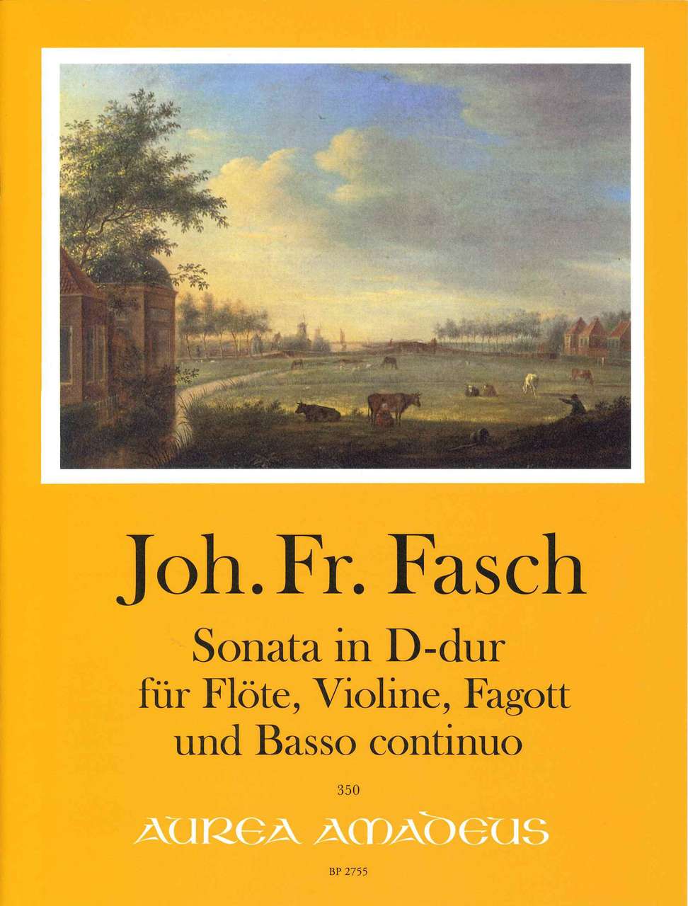 Fasch, Sonata in D (Fl,Vn,Bn,Bc) (Amadeus Verlag)