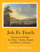 Fasch, Sonata in D (Fl,Vn,Bn,Bc) (Amadeus Verlag)