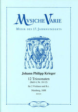 Krieger, 12 Triosonaten, 4: 10-12 (Musiche Varie/Martin Lubenow)