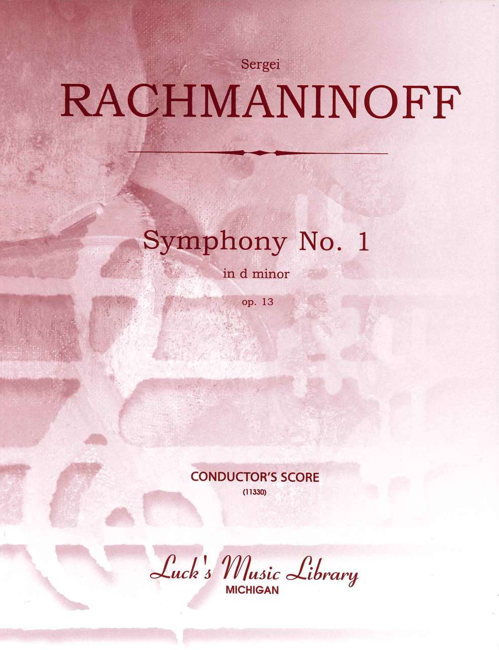 Rachmaninoff, Symphony No. 1 Full Score (Luck's Music)