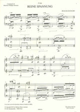 Dufourt, Reine Spannung, pour piano (Lemoine)