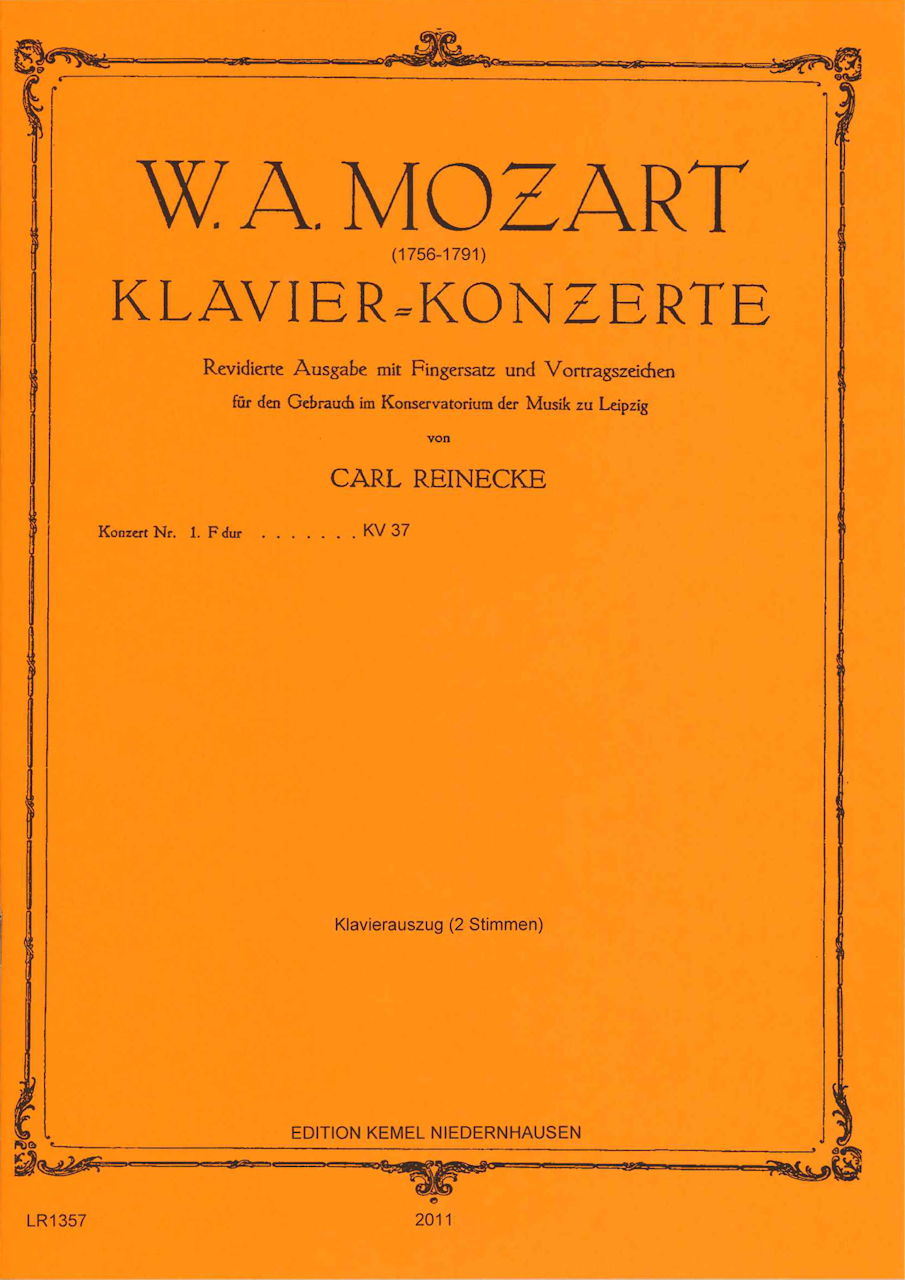 Mozart, Concerto KV 37 in F (No. 1) (Kemel)