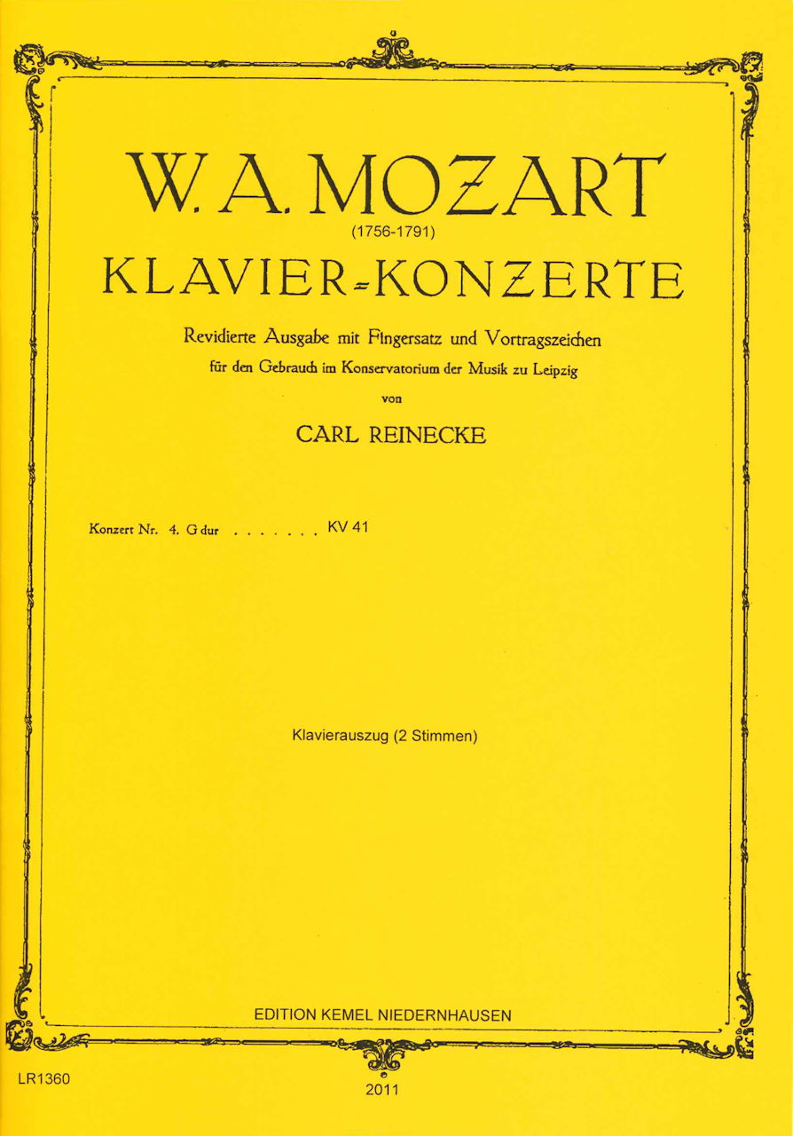 Mozart, Concerto KV 41 in G (No. 4) (Kemel)