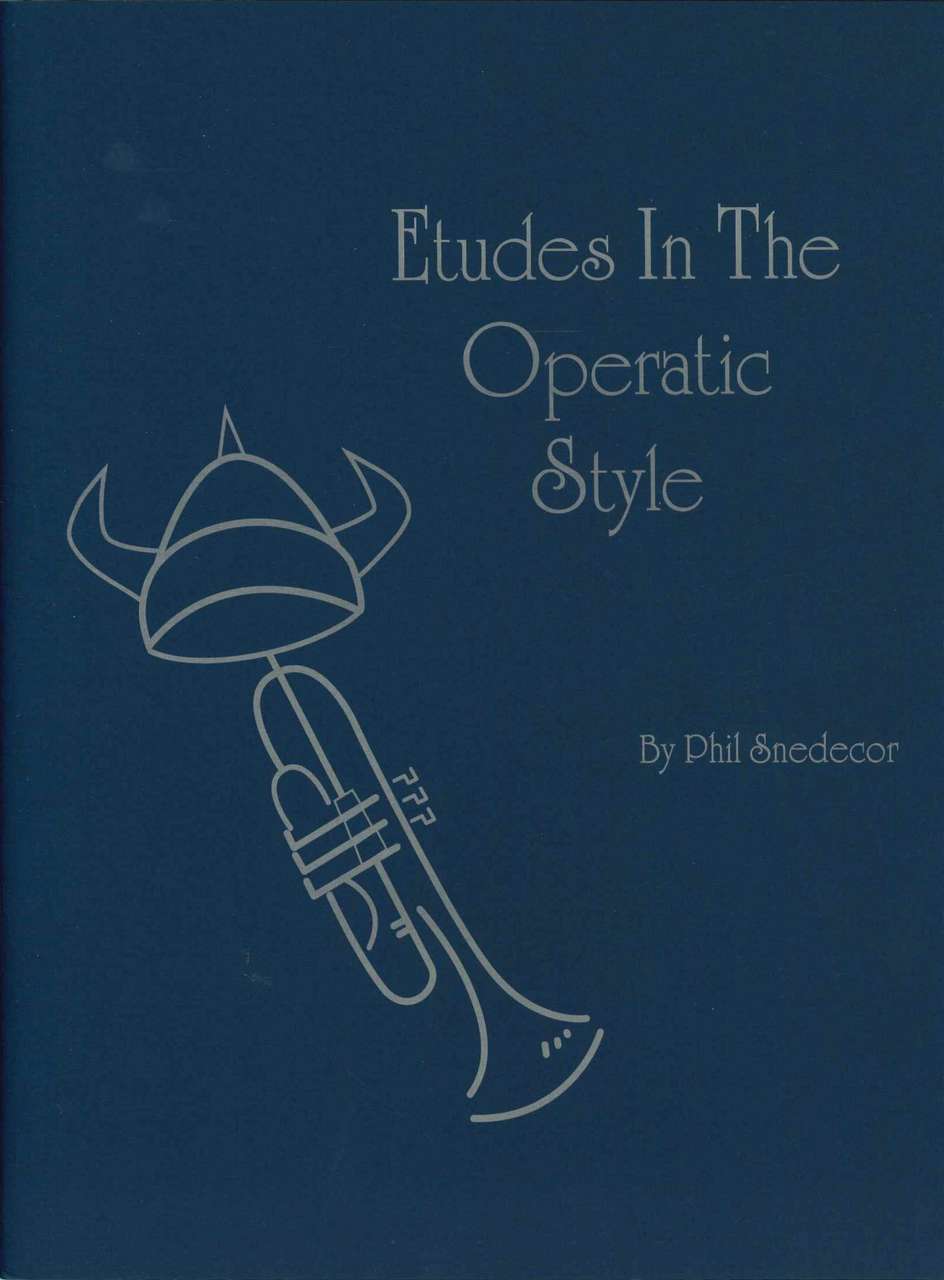 Snedecor, Etudes in the Operatic Style (PAS Music)