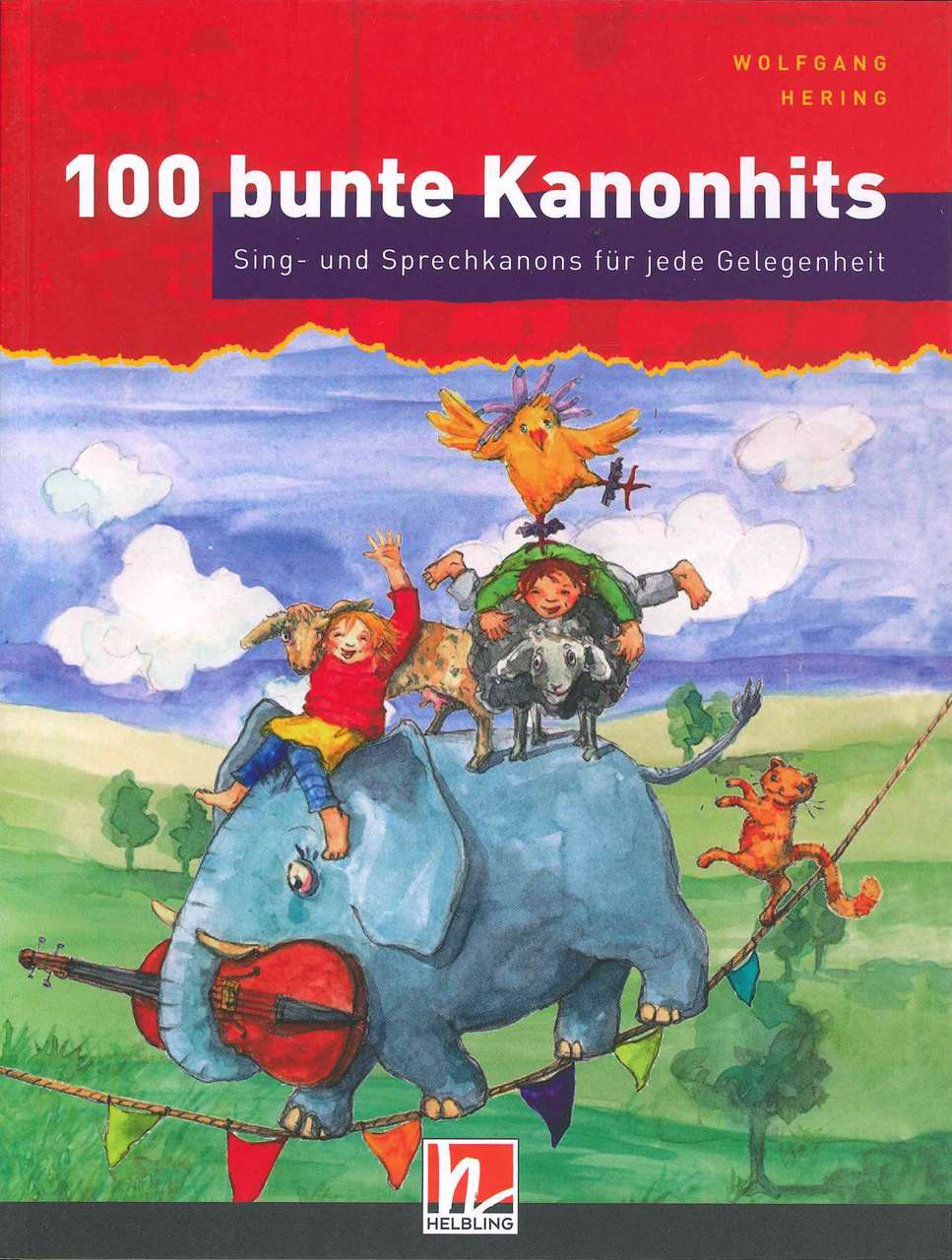100 Bunte Kanonhits, Lierderbuch (Helbling)