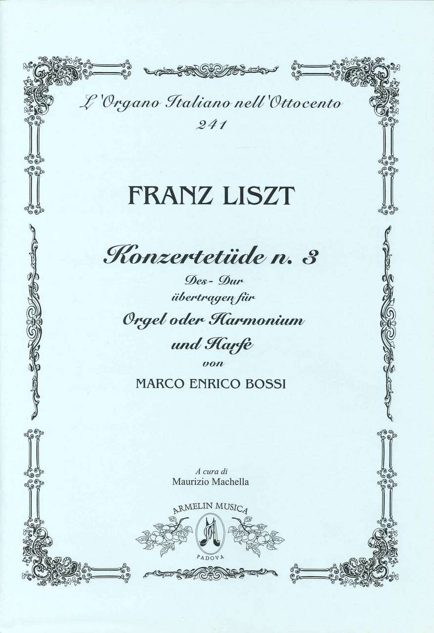 Liszt, Konzertetude No. 3 (Harp,Organ) (Armelin Musica)