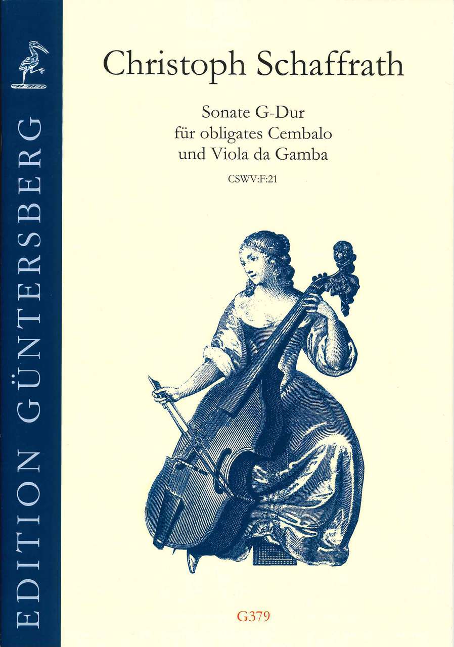 Schaffrath, Sonate G-dur (VdG,Cemb) (Guntersberg/Walhall)