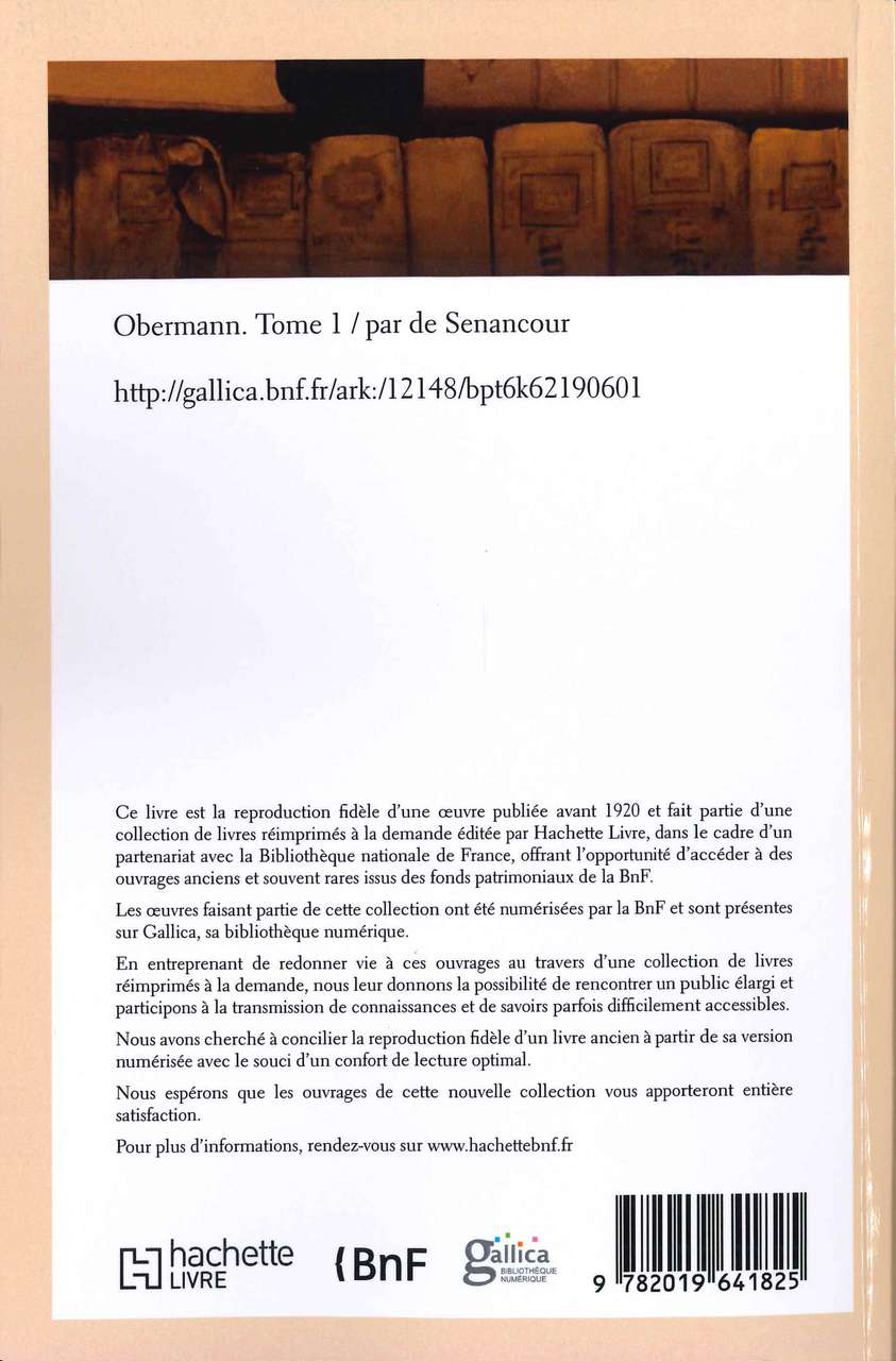 Senancour, Obermann (ed. 1833) (Hachette Livre/BnF)