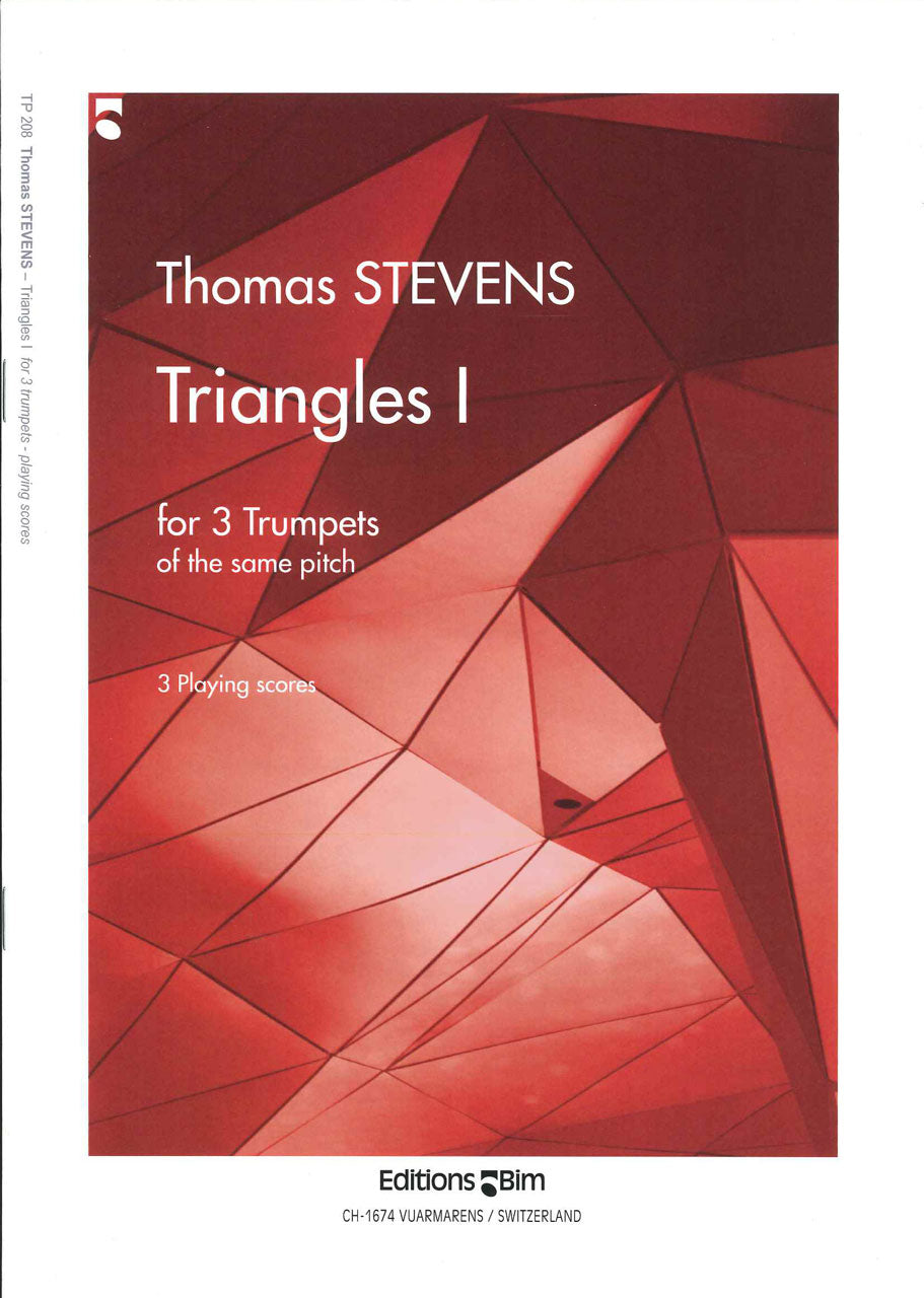 Stevens, Triangles I, for 3 Trumpets (Bim)