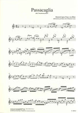 Biber, Passacaglia ('Rosenkranzsonaten') (Suvini Zerboni)
