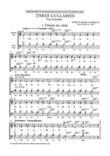 Gorecki, 3 Lullabies op. 49 (Boosey)
