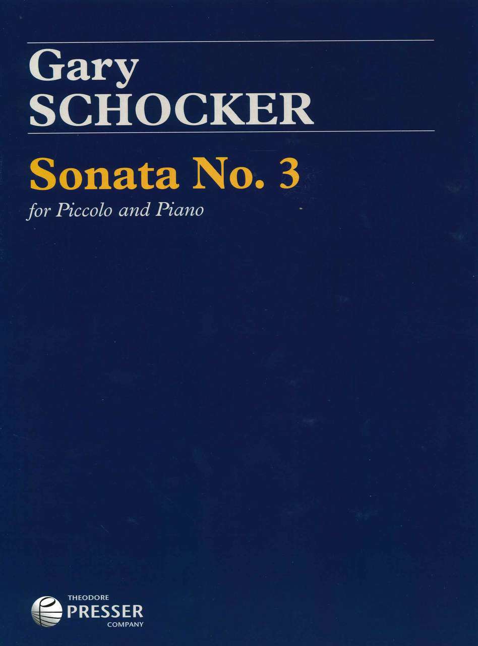 Schocker, Sonata No. 3 (Picc,Pf) (Presser)