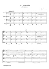 Gregson,P., Day Before, for String Quart (Chester)
