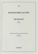 Galuppi, 6 Sonate, per cembalo (Zanibon)