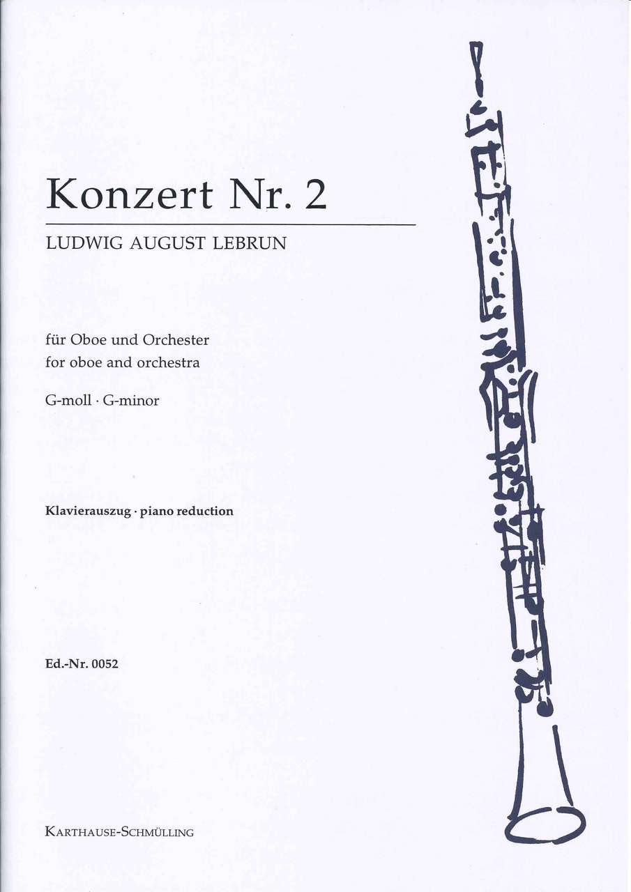 Lebrun, Concerto for Oboe No. 2 in g (Karthause-Schmulling)