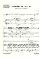 Debussy, Premiere Rhapsodie (rev.) (Durand)