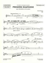 Debussy, Premiere Rhapsodie (rev.) (Durand)