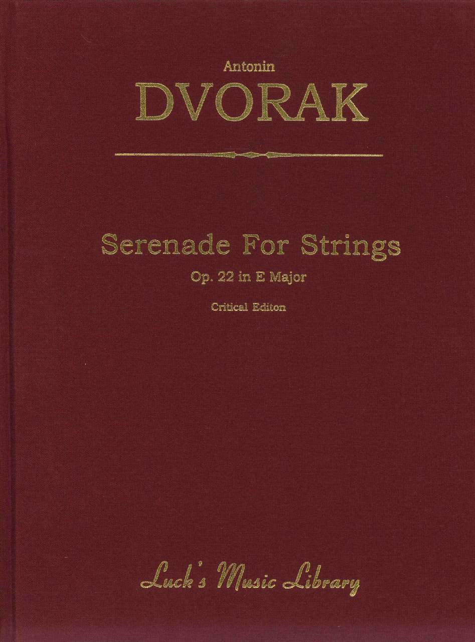 Dvorak, Serenade op. 22 Full Score (Luck's Music)