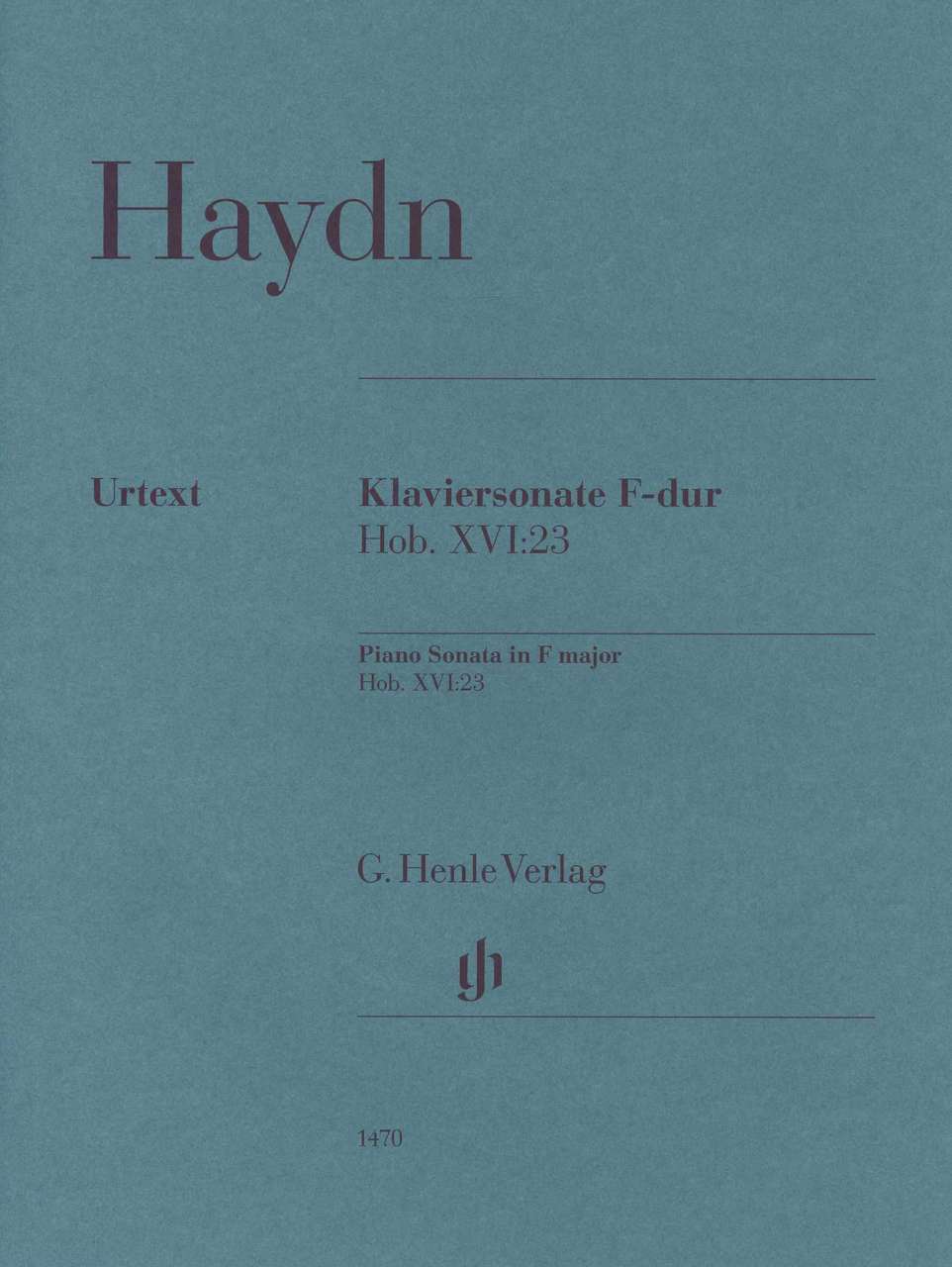 Haydn, Sonata Hob. 16/23 in F (B.-Skoda) (Henle)