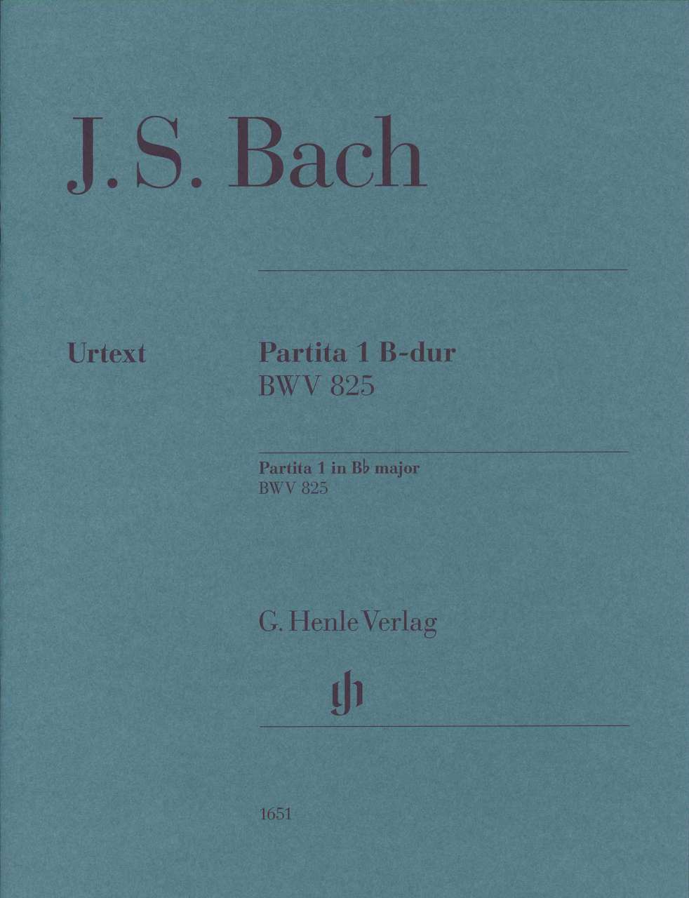 Bach, Partita 1 B-dur, BWV 825 (Henle)