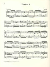 Bach, Partita 3 a-moll, BWV 827 (Henle)