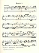 Bach, Partita 1 BWV 825 (w.o. fing) (Henle)