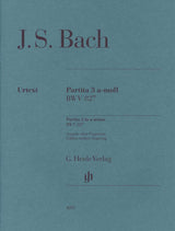 Bach, Partita 3 BWV 827 (w.o. fing) (Henle)