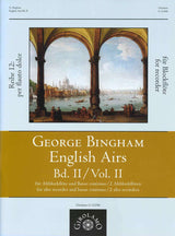 Bingham, English Airs 2 (Girolamo Musikverlag)