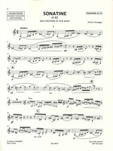 Honegger, Sonatine (Salabert)