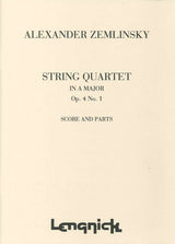 Zemlinsky, String Quartet No. 1 op. 4 (Lengnick)