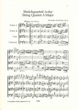 Zemlinsky, String Quartet No. 1 op. 4 (Lengnick)