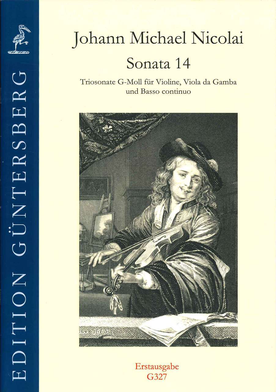Nicolai,J.M., Sonata 14 in g (Vn,VdG,Bc) (Walhall)