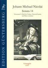 Nicolai,J.M., Sonata 14 in g (Vn,VdG,Bc) (Walhall)