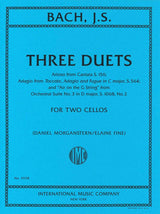 Bach, 3 Duets, for 2 Cellos (IMC)