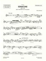 Milhaud, Sonatine op. 100 (rev.) (Durand)