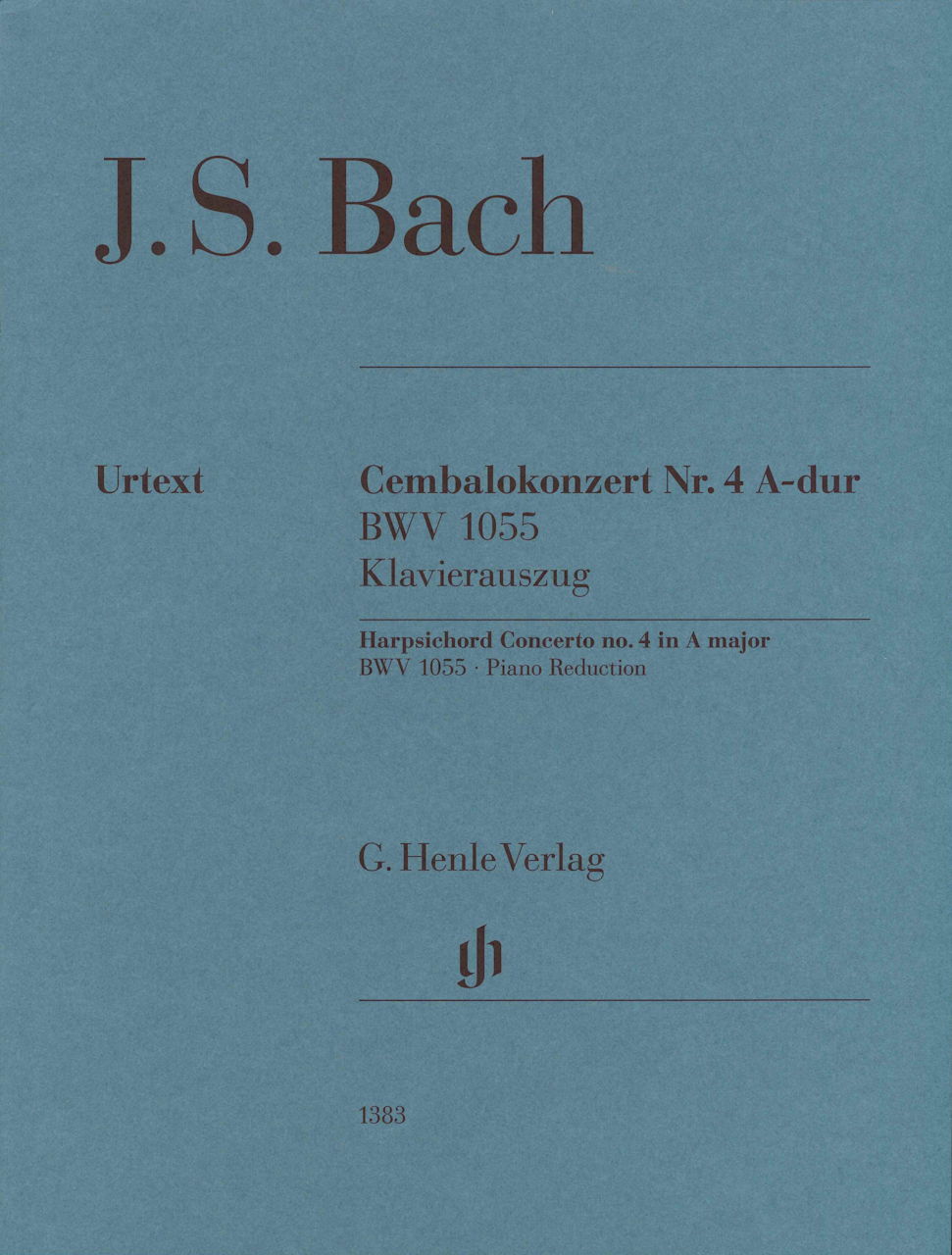 Bach, Concerto BWV 1055 in A (2-Pf Red) (Henle)