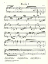 Bach, Partita 5 G-dur, BWV 829 (Henle)