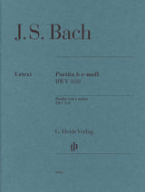 Bach, Partita 6 e-moll, BWV 830 (Henle)