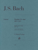 Bach, Partita 5 BWV 829 (w.o. fing.) (Henle)