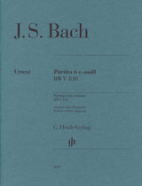 Bach, Partita 6 BWV 830 (w.o. fing.) (Henle)