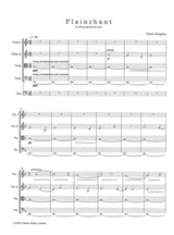 Gregson,P., Plainchant (Score,Parts) (Chester)