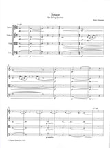 Gregson,P., Space, for String Quartet (Chester)