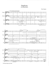 Gregson,P., Duplicity for String Quartet (Chester)