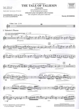 Romberg, The Tale of Taliesin (ASax,Pf) (Billaudot)